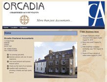 Tablet Screenshot of orcadia-ca.co.uk
